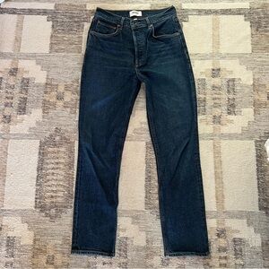 Agolde Dark Straight Jeans
